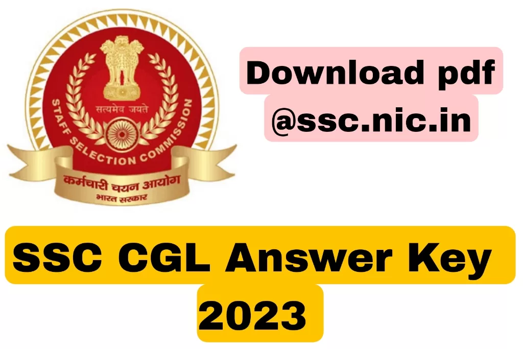 SSC CGL Answer Key 2023