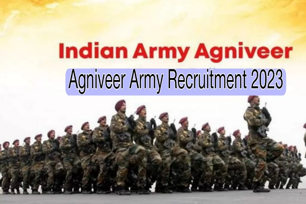 Agniveer Army Recruitment 2023:Eligibility, and Application Procedure, Opening Date