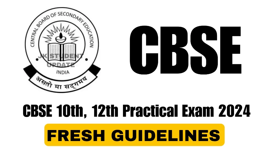 CBSE 10th, 12th Practical Exam 2024 Guidelines