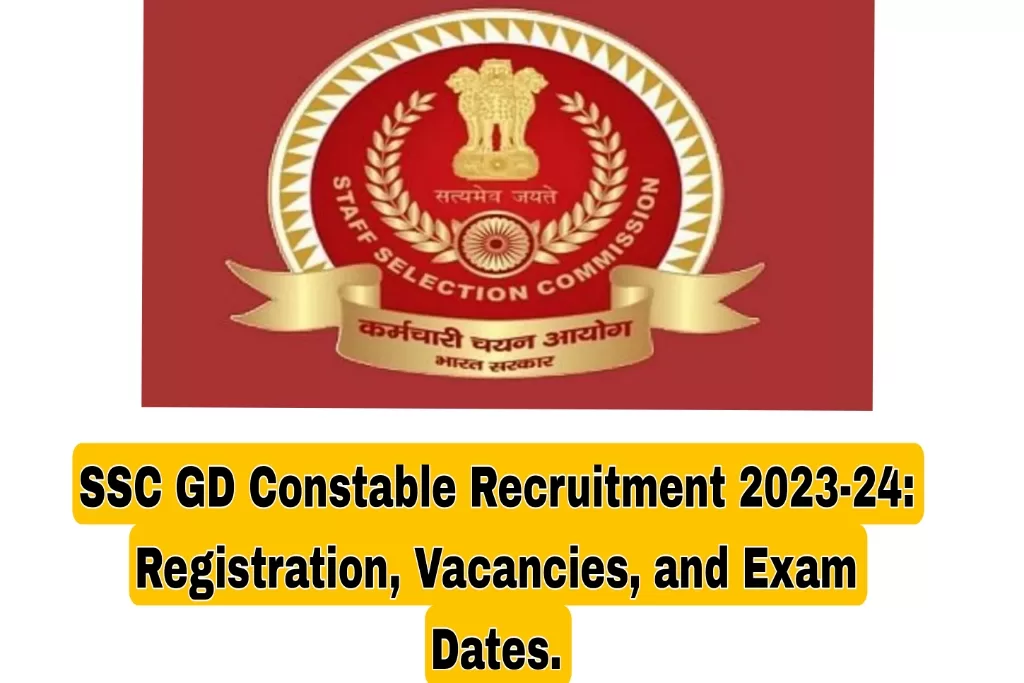 SSC GD Constable Recruitment 2023-24: Registration, Vacancies, and Exam Dates Revealed