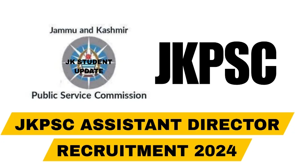 JKPSC Assistant Director Recruitment 2024